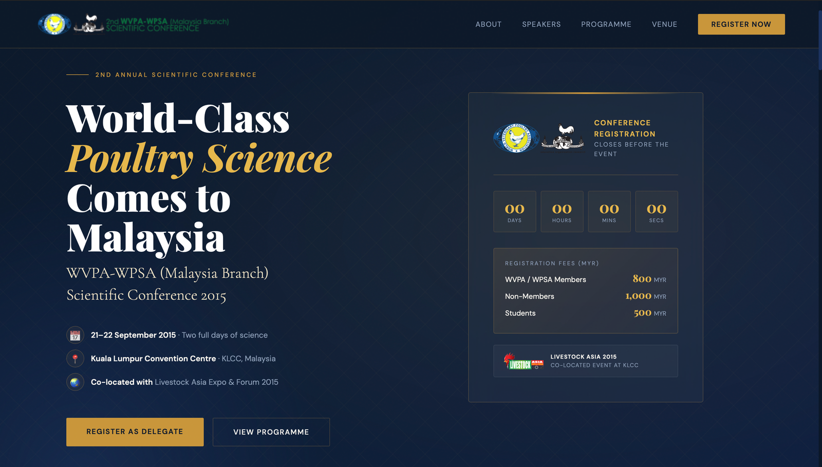 WVPA-WPSA Conference website