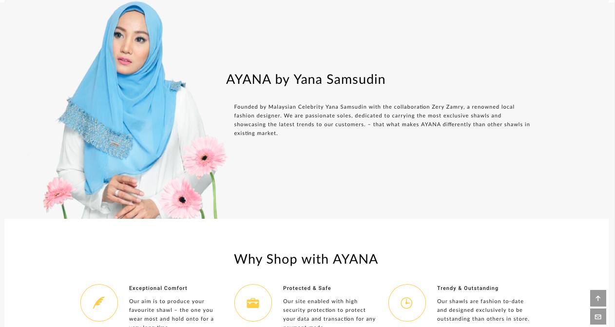 AYANA About page
