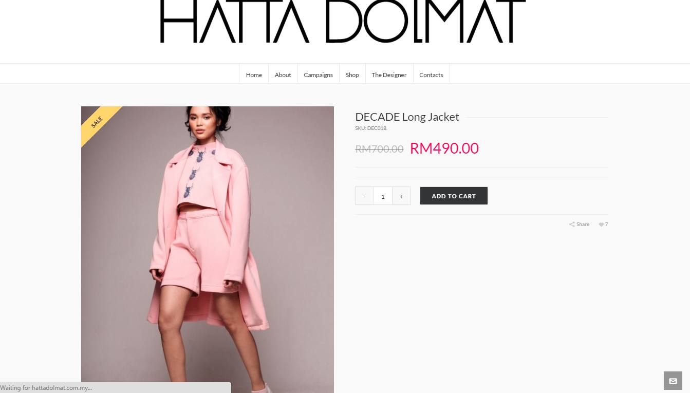 Hatta Dolmat product page