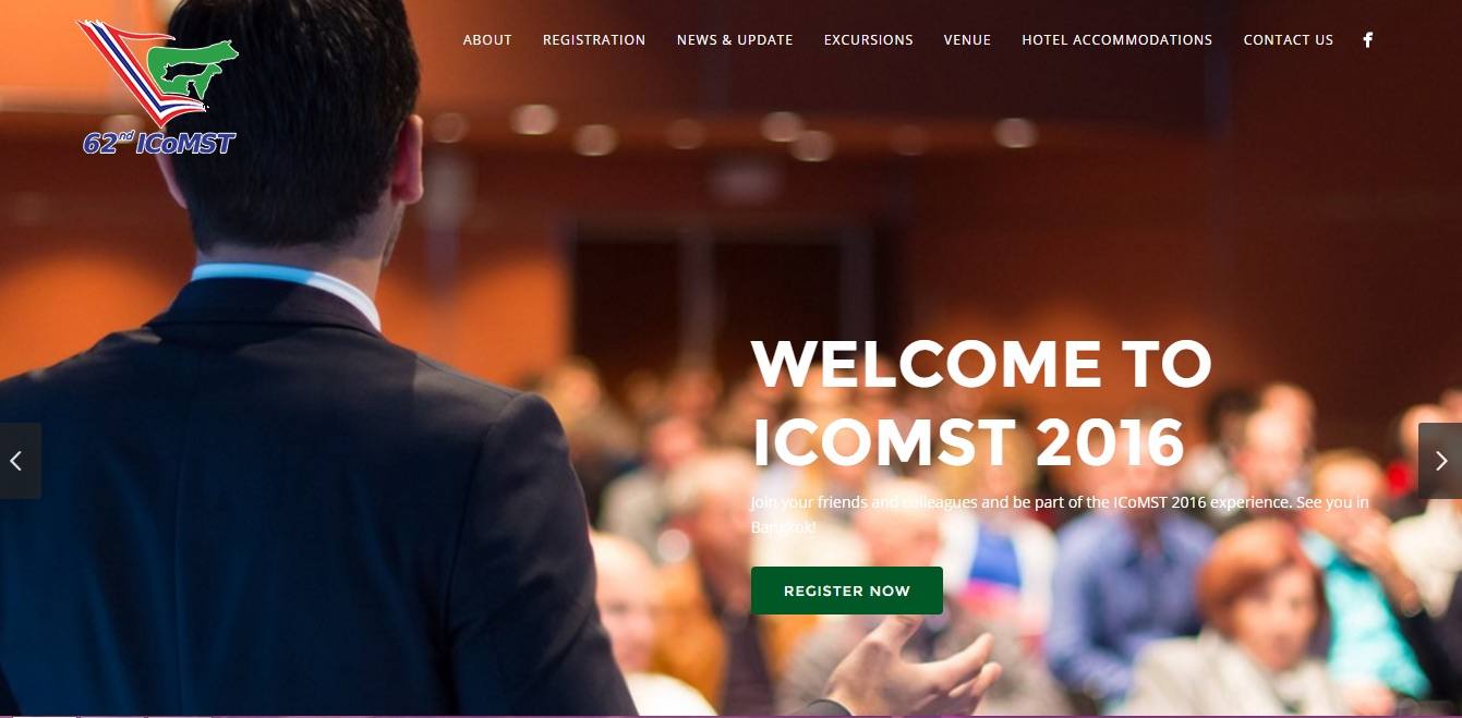 62nd ICoMST welcome page